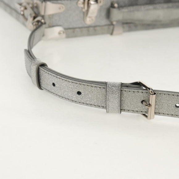 LOUIS VUITTON Damier Glitter Hard Trunk Trunk Silver M20478 LV Auth 148458SM