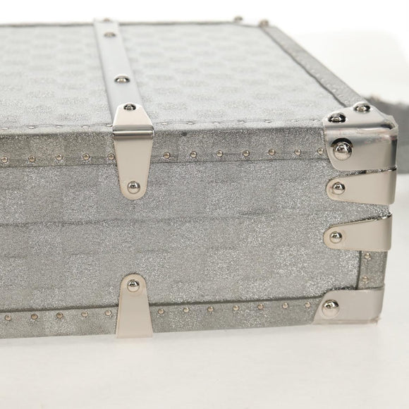 LOUIS VUITTON Damier Glitter Hard Trunk Trunk Silver M20478 LV Auth 148458SM