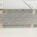 LOUIS VUITTON Damier Glitter Hard Trunk Trunk Silver M20478 LV Auth 148458SM-24