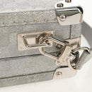 LOUIS VUITTON Damier Glitter Hard Trunk Trunk Silver M20478 LV Auth 148458SM-29