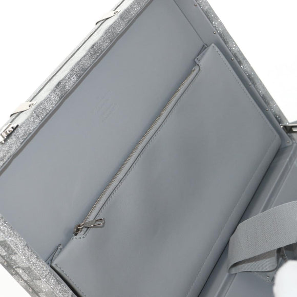 LOUIS VUITTON Damier Glitter Hard Trunk Trunk Silver M20478 LV Auth 148458SM