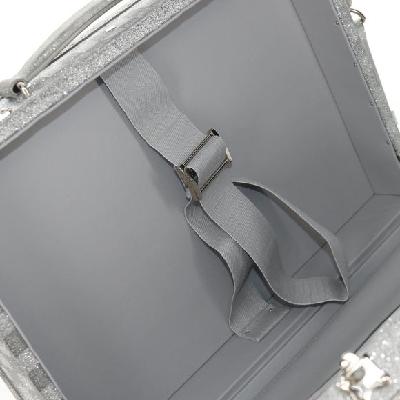 LOUIS VUITTON Damier Glitter Hard Trunk Trunk Silver M20478 LV Auth 148458SM