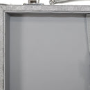 LOUIS VUITTON Damier Glitter Hard Trunk Trunk Silver M20478 LV Auth 148458SM-41