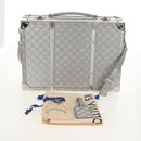 LOUIS VUITTON Damier Glitter Hard Trunk Trunk Silver M20478 LV Auth 148458SM-13