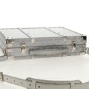 LOUIS VUITTON Damier Glitter Hard Trunk Trunk Silver M20478 LV Auth 148458SM-8