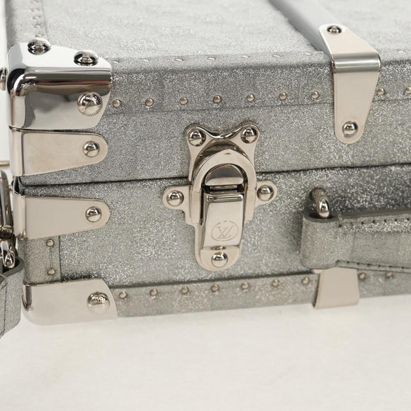 LOUIS VUITTON Damier Glitter Hard Trunk Trunk Silver M20478 LV Auth 148458SM