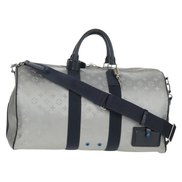 LOUIS VUITTON Monogram Satellite Keepall Bandouliere 50 M44170 LV Auth 148459M