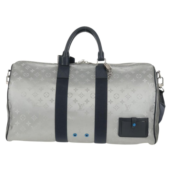 LOUIS VUITTON Monogram Satellite Keepall Bandouliere 50 M44170 LV Auth 148459M