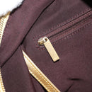 CHANEL Graffiti Backpack Canvas Gold CC Auth 148460SAM-28