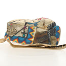 CHANEL Graffiti Backpack Canvas Gold CC Auth 148460SAM-3