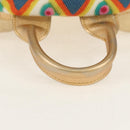 CHANEL Graffiti Backpack Canvas Gold CC Auth 148460SAM-6