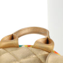 CHANEL Graffiti Backpack Canvas Gold CC Auth 148460SAM-15