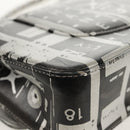 CHANEL Double Flap Chain Shoulder Bag Leather Silver CC Auth 148462SAM-17