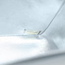 CHANEL Double Flap Chain Shoulder Bag Leather Silver CC Auth 148462SAM-11