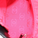 CHANEL Cambon Line Matelasse Tote Bag Leather Black Silver CC Auth 148463SAV-10