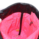 CHANEL Cambon Line Matelasse Tote Bag Leather Black Silver CC Auth 148463SAV-20