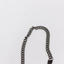 FENDI Back To School Backpack Leather 2way Bordeaux Silver Auth 148468-10