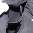 FENDI Back To School Backpack Leather 2way Bordeaux Silver Auth 148468-24