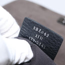 FENDI Back To School Backpack Leather 2way Bordeaux Silver Auth 148468-25