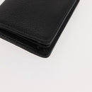 BALENCIAGA Card Case Leather Black 477512 Auth 148472-10