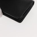 BALENCIAGA Card Case Leather Black 477512 Auth 148472-11