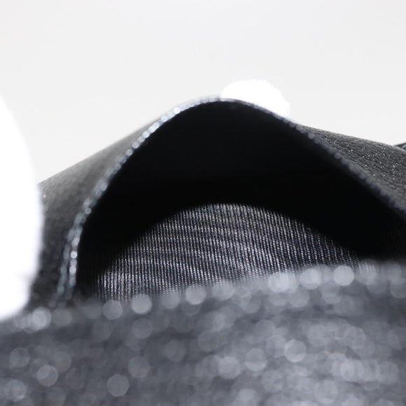 BALENCIAGA Card Case Leather Black 477512 Auth 148472