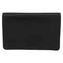 BALENCIAGA Card Case Leather Black 477512 Auth 148472-3