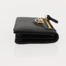BALENCIAGA Card Case Leather Black 477512 Auth 148472-4