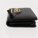 BALENCIAGA Card Case Leather Black 477512 Auth 148472-5