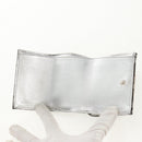 FENDI Zucca Canvas Baguette Wallet Silver Brown Auth 148473M-16