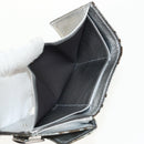 FENDI Zucca Canvas Baguette Wallet Silver Brown Auth 148473M-21