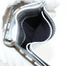 FENDI Zucca Canvas Baguette Wallet Silver Brown Auth 148473M-22