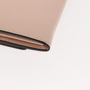 FENDI Long Wallet Leather Pink Gold Auth 148474-15