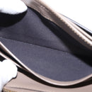 FENDI Long Wallet Leather Beige Gold Auth 148475-10