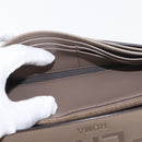 FENDI Long Wallet Leather Beige Gold Auth 148475-11