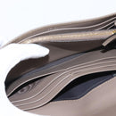 FENDI Long Wallet Leather Beige Gold Auth 148475-12