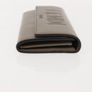 FENDI Long Wallet Leather Beige Gold Auth 148475-4
