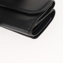 Chloe Sense Wallet Leather Black Auth 148476-16