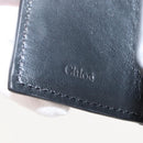 Chloe Sense Wallet Leather Black Auth 148476-17