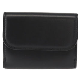 Chloe Sense Wallet Leather Black Auth 148476 - 0