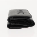 Chloe Sense Wallet Leather Black Auth 148476-4
