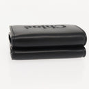 Chloe Sense Wallet Leather Black Auth 148476-5