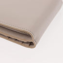 Chloe Sense Wallet Leather Ivory Auth 148477-16