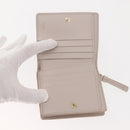 Chloe Sense Wallet Leather Ivory Auth 148477-8