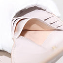 Chloe Sense Wallet Leather Ivory Auth 148477-16