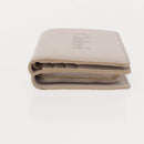 Chloe Sense Wallet Leather Ivory Auth 148477-4