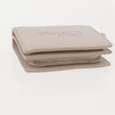 Chloe Sense Wallet Leather Ivory Auth 148477-5