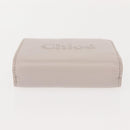 Chloe Sense Wallet Leather Ivory Auth 148477-7