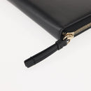 Chloe Sense Wallet Leather Black Auth 148478-12