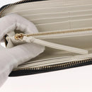 Chloe Sense Wallet Leather Black Auth 148478-17